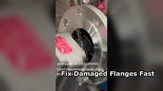 FI14M Portable Flange Facer: 1.07-14 Inch Manual Resurfacing Tool Demonstration