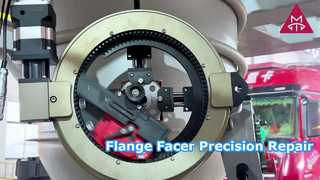 Face à bride portable, usinage de précision de 12 pouces