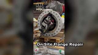 Portable Flange Facer On-Site Machining
