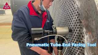 Tube Facing & Beveling Tool for Heat Exchangers